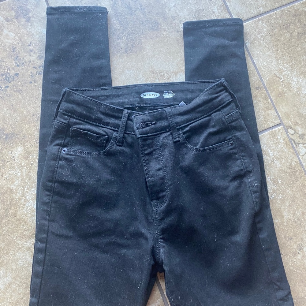 Old Navy Rockstar Skinny Black Jeans
